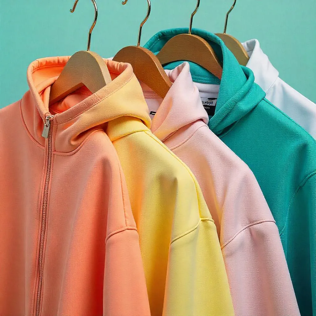 Eco-friendly fashion products made from recycled polyester, including activewear and casual wear.