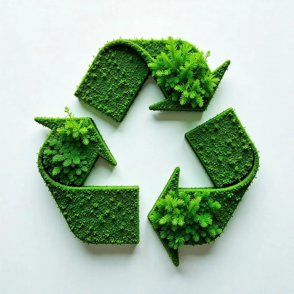 Environmental benefits of RPG Industrial’s recycled polyester practices, with a focus on sustainability and nature.