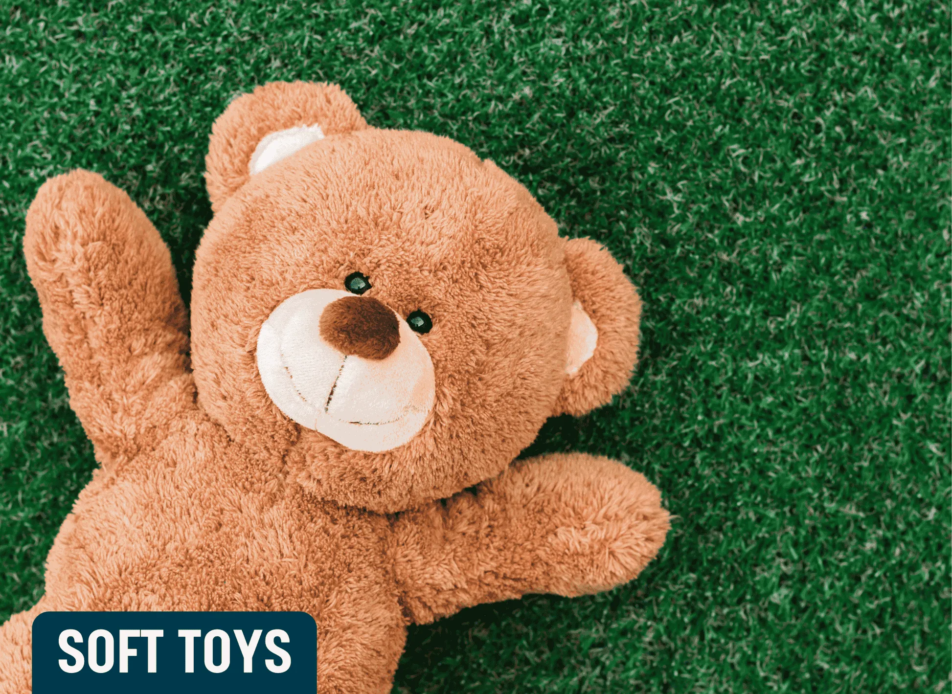 Eco-friendly soft toys made from recycled polyester fiber, ensuring sustainability and comfort.